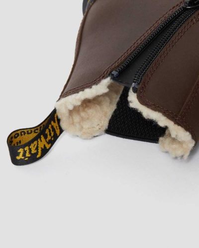 Botas Chelsea Dr Martens Junior 2976 Faux Fur Lined Para Niños DR3023V